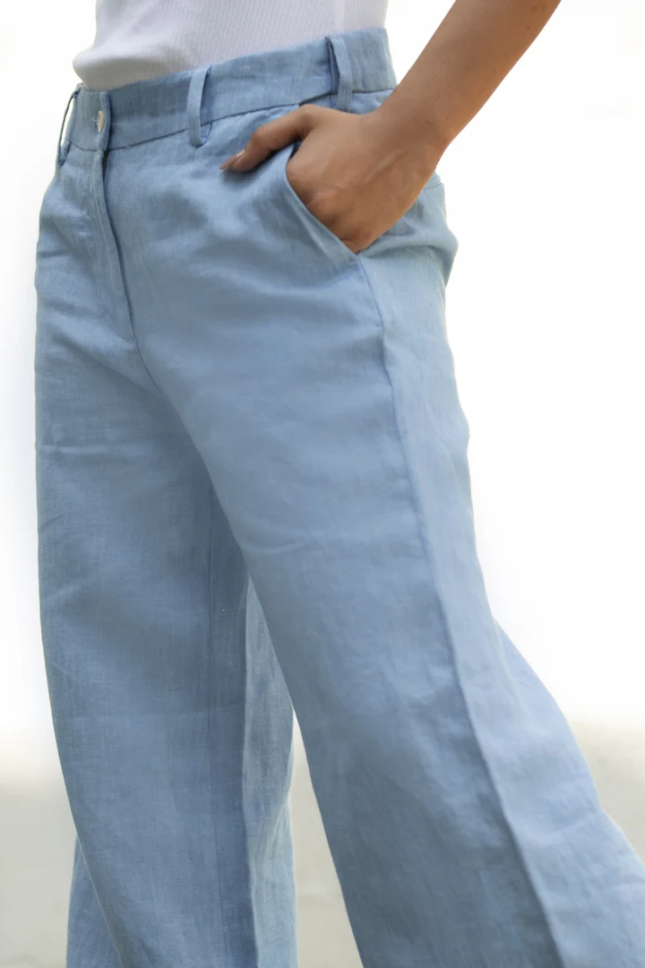 Lakshadweep 100% Linen Pant - Women - Image 3