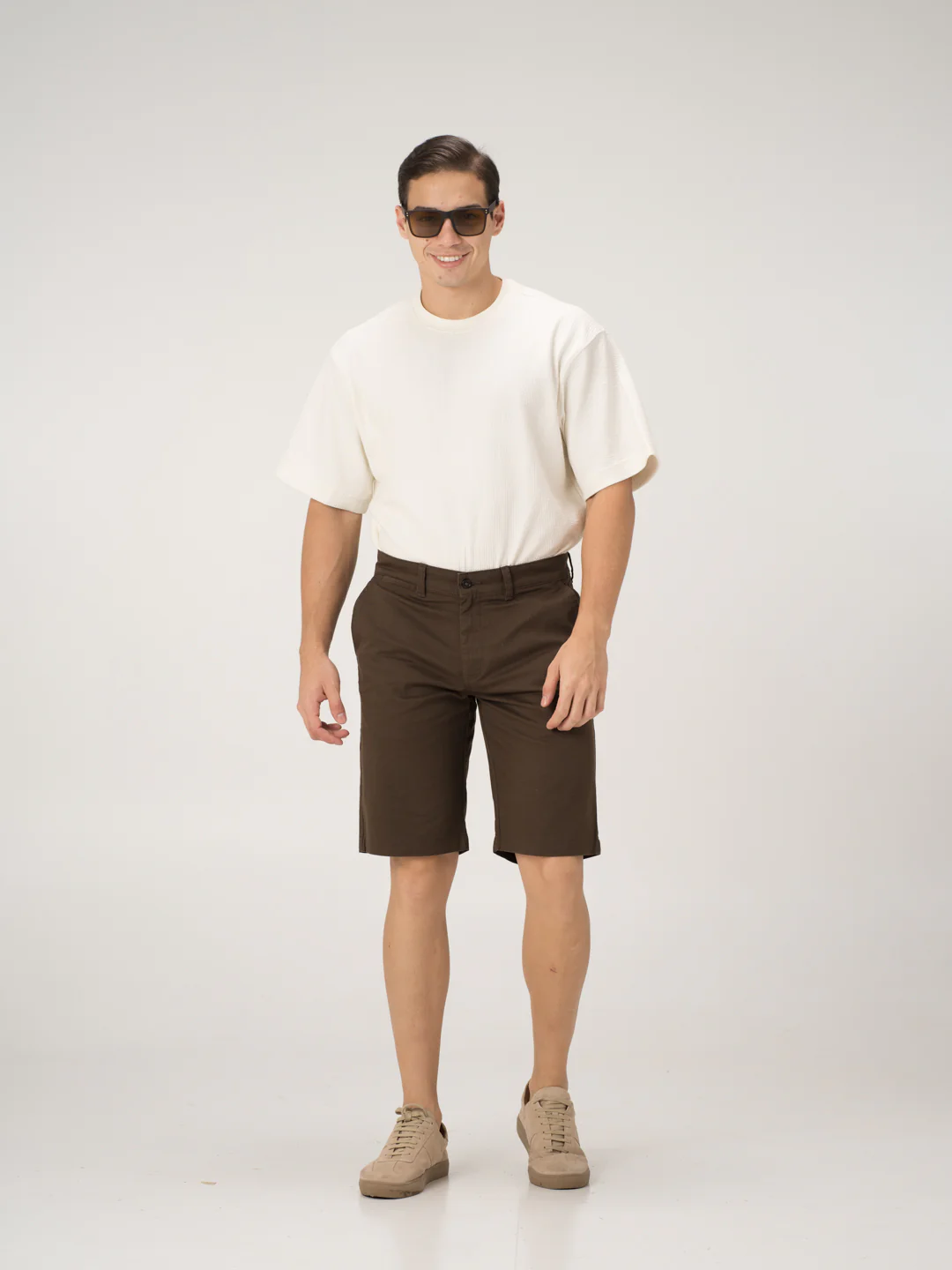 Acron Brown Chino Shorts - Image 4