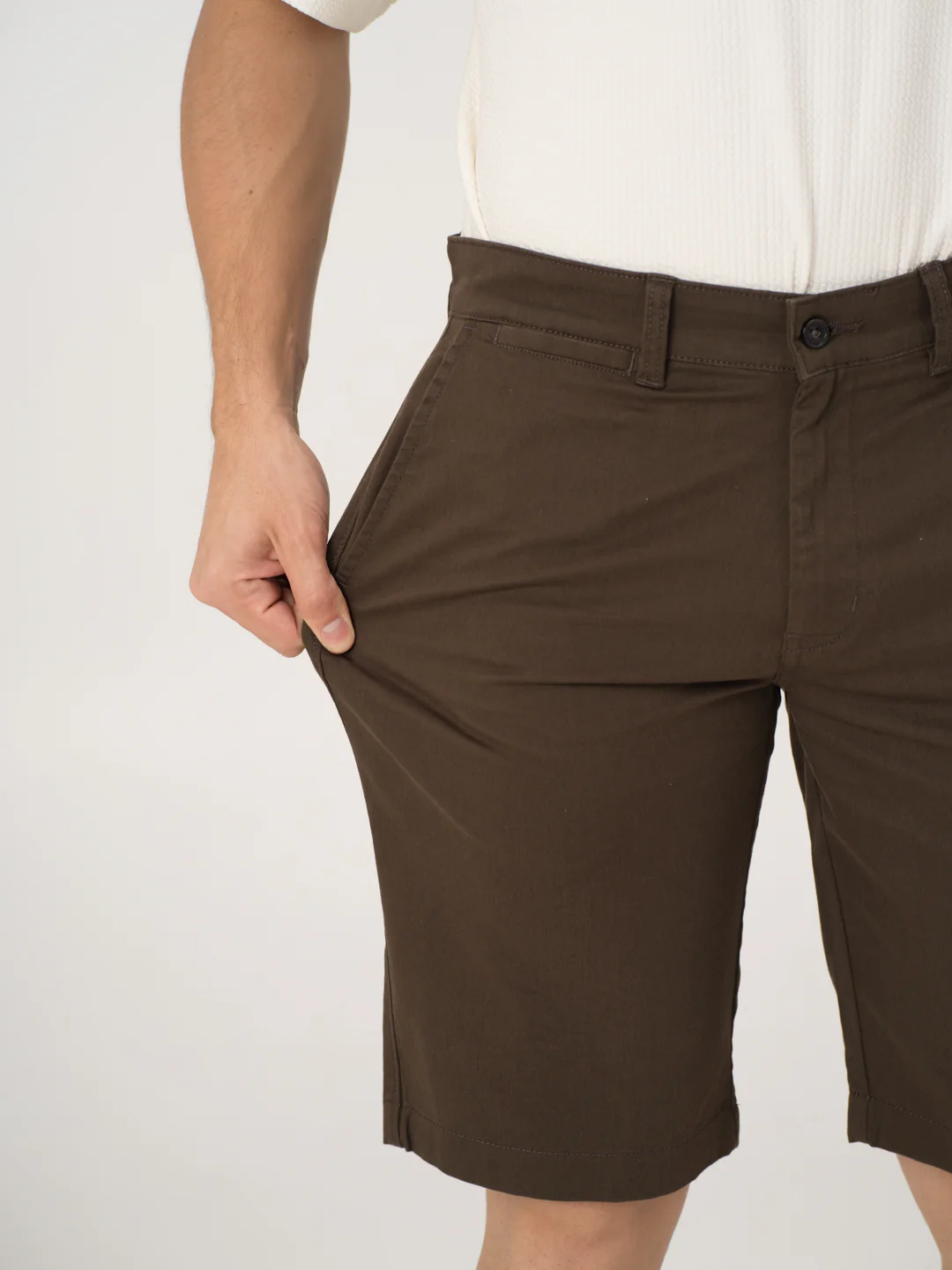 Acron Brown Chino Shorts - Image 5