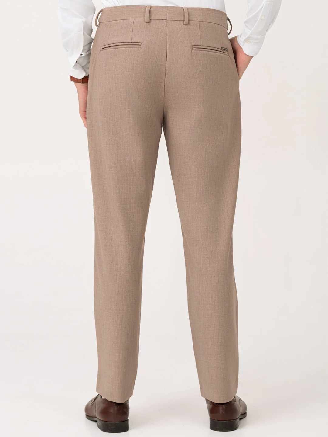 Advisor Brown Pro.Stretch Formal Trousers - Image 7