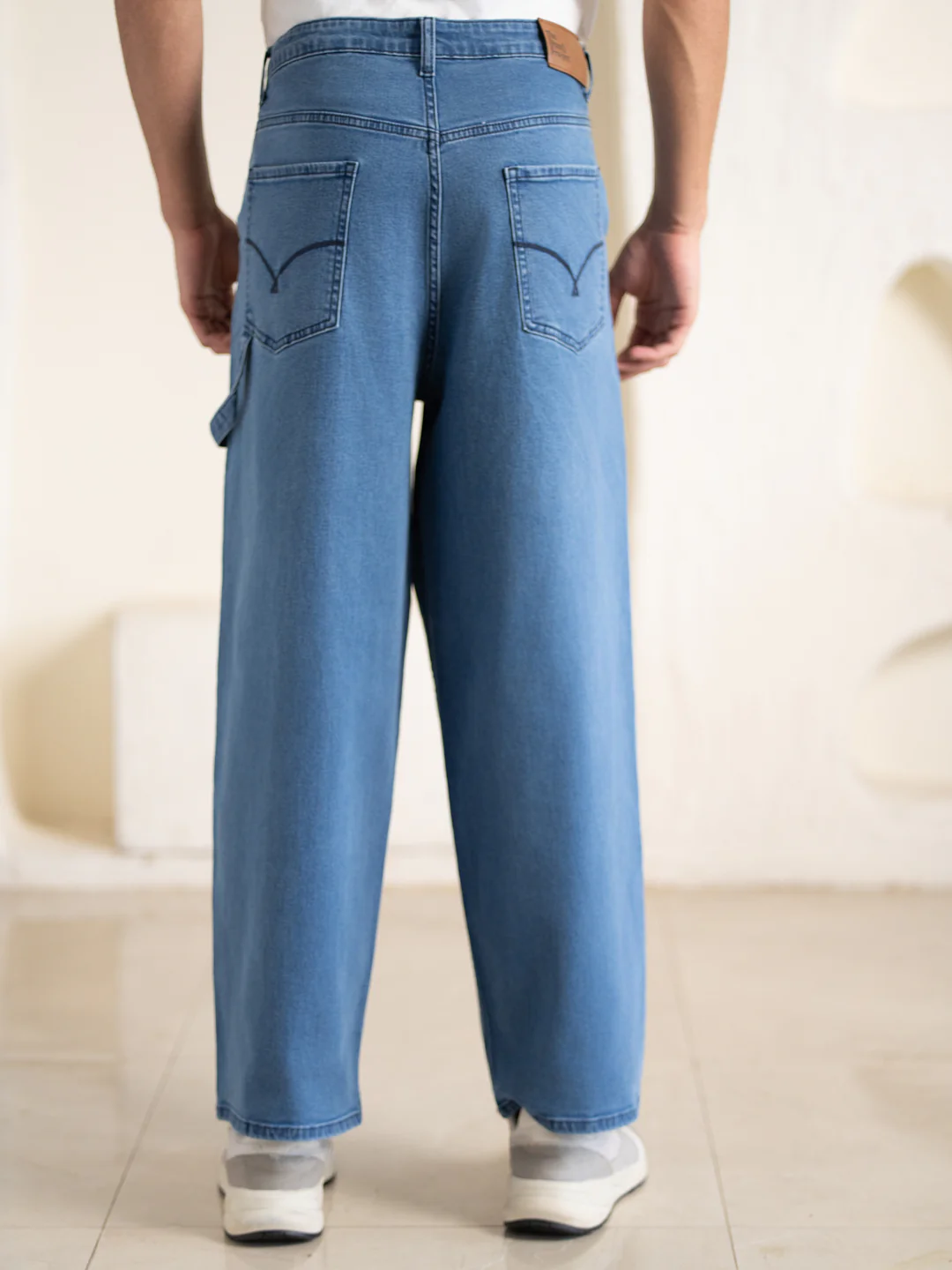 Aegean Blue Baggy Fit Jeans - Image 7