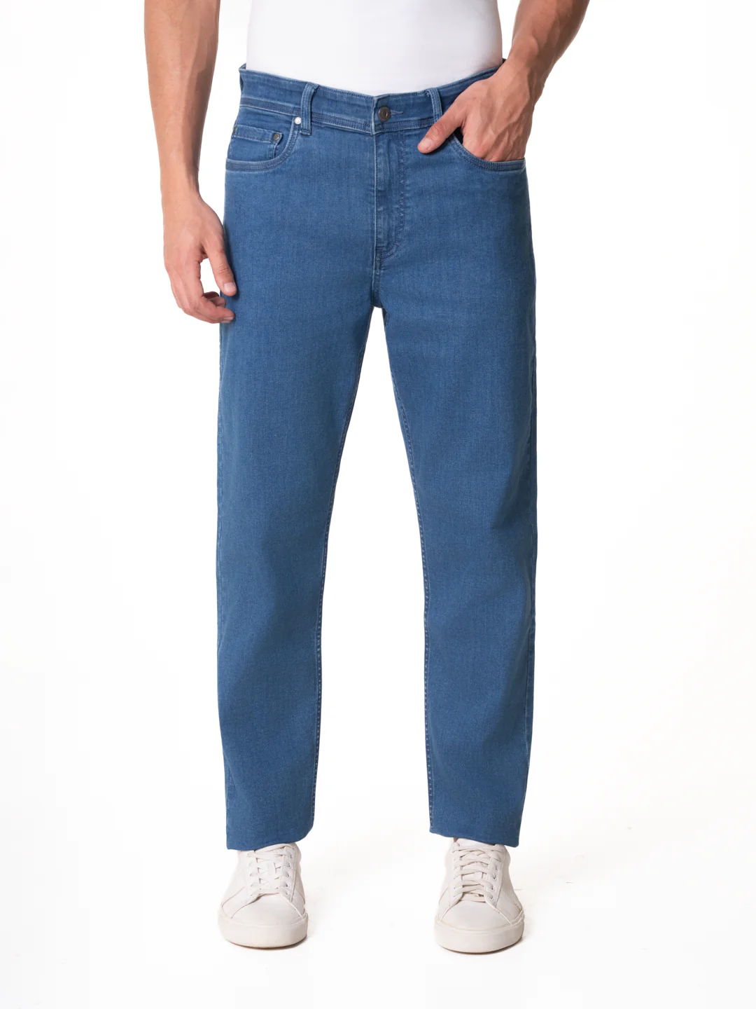 Aero Blue Relaxed Fit Jeans - Image 2