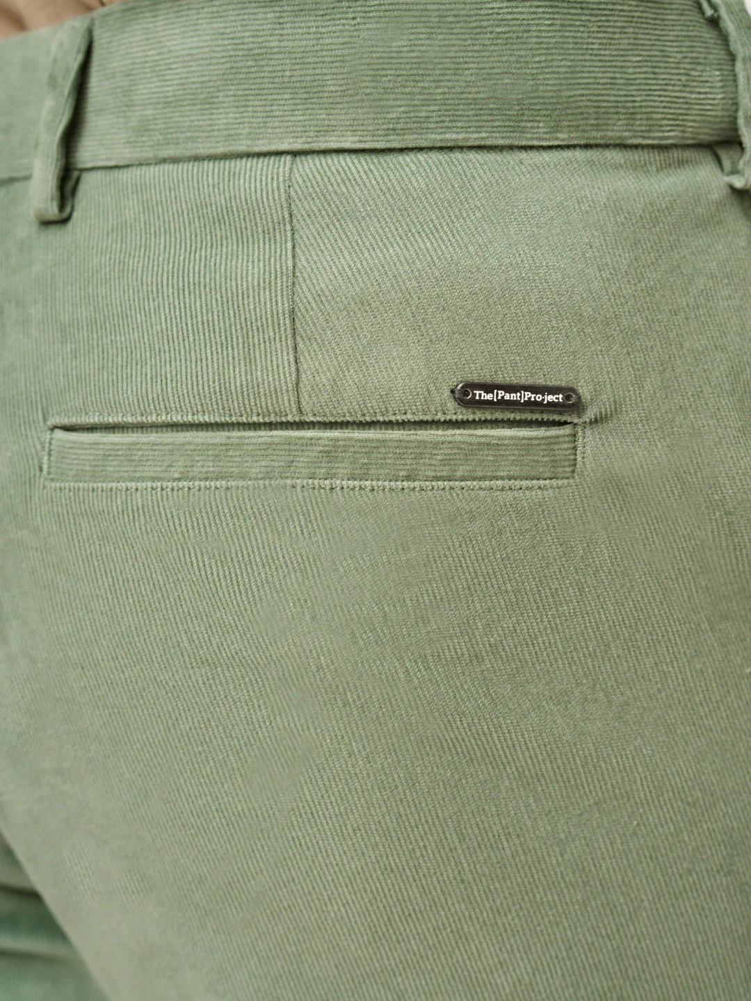 Aloe Green Corduroy Stretch Pants - Image 9