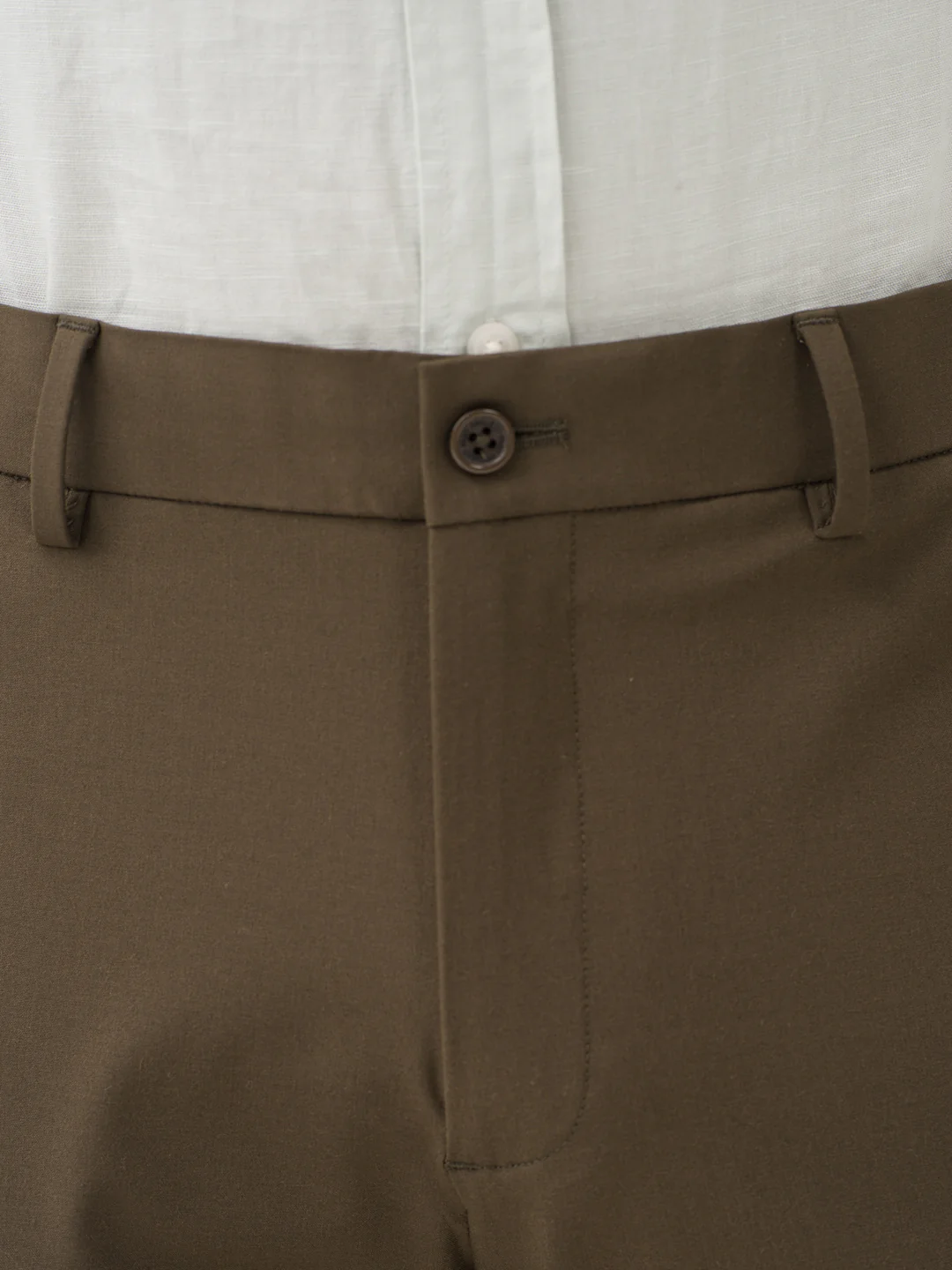 Always Olive Relaxed Fit Stretch Formal Pants - Image 12