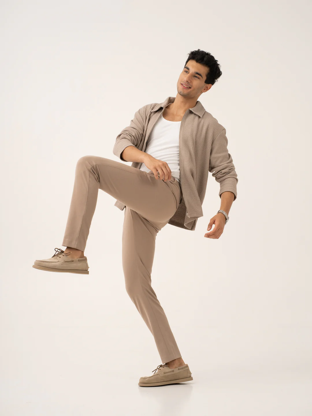 Analog Beige Twill Power-Stretch Pants - Image 8