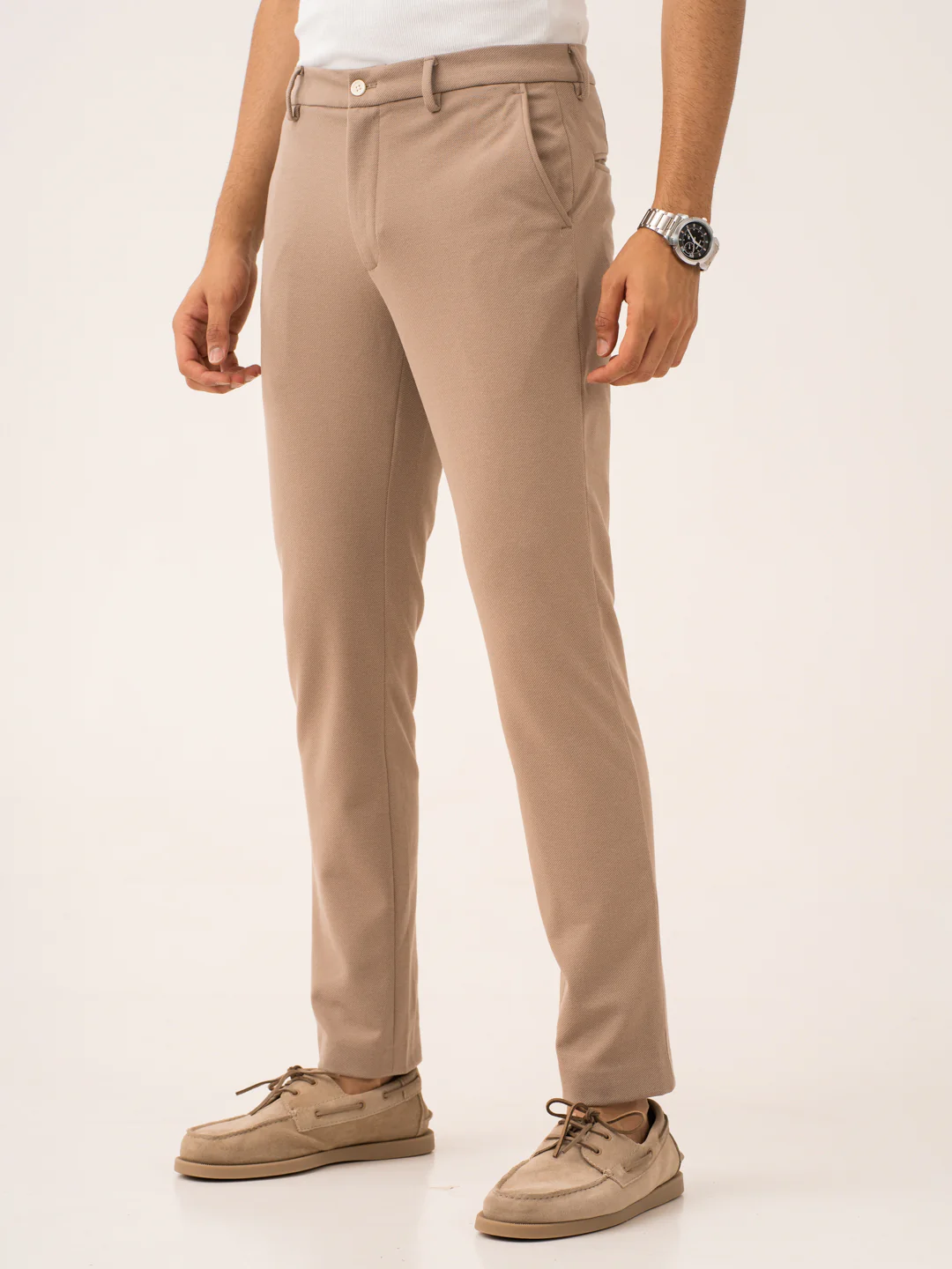 Analog Beige Twill Power-Stretch Pants - Image 9