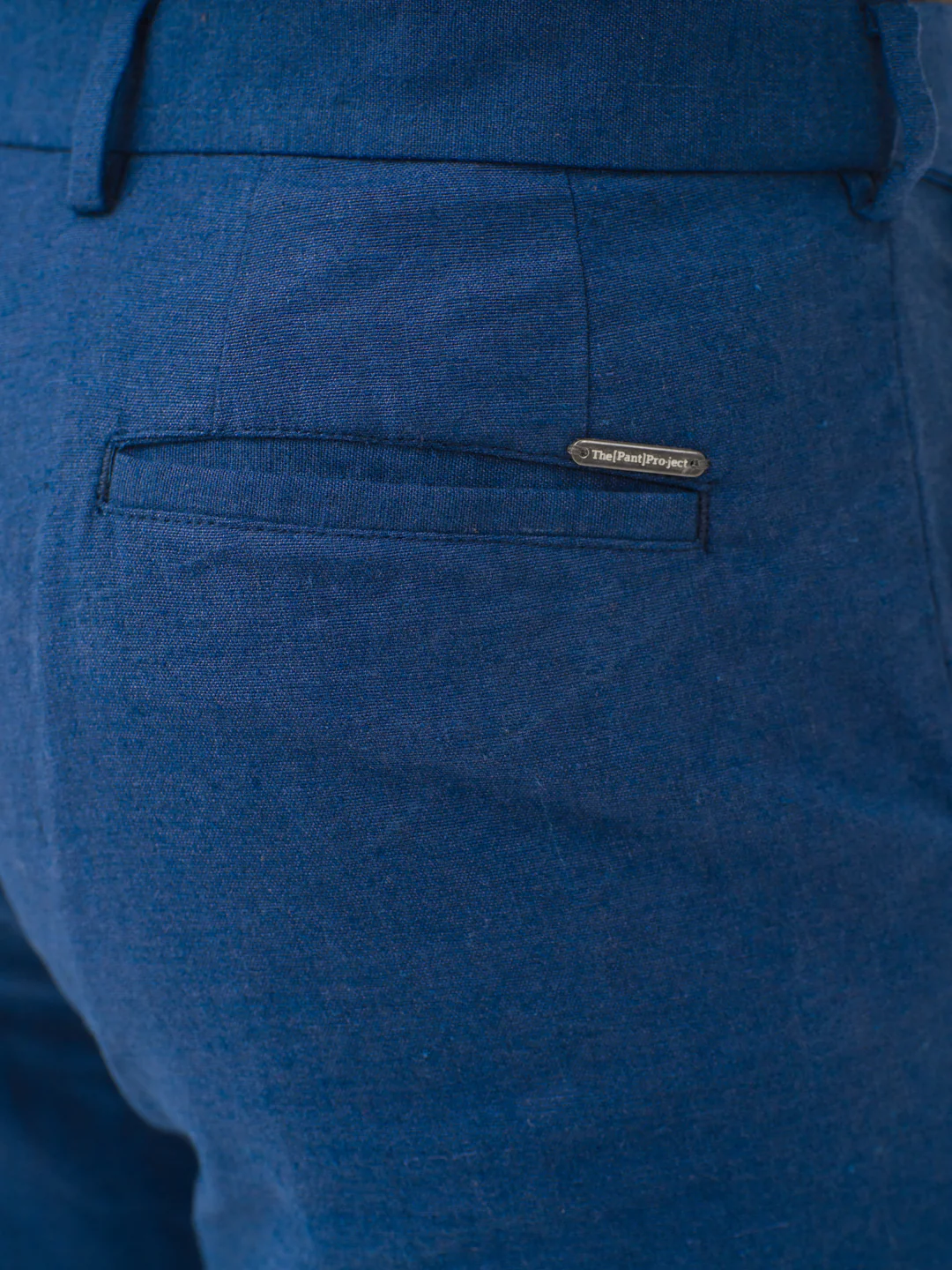 Aqualon Blue 100% Linen Pants - Image 7