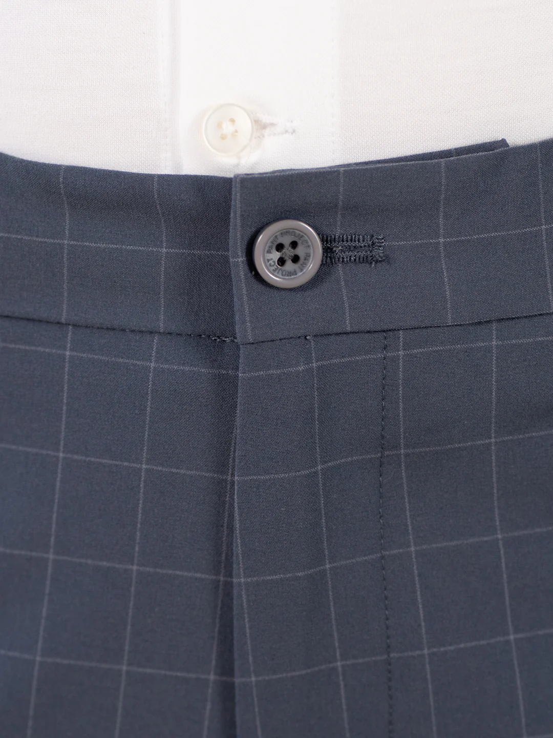 Architect Grey Checks Relaxed Fit Stretch Formal Pants - Image 9
