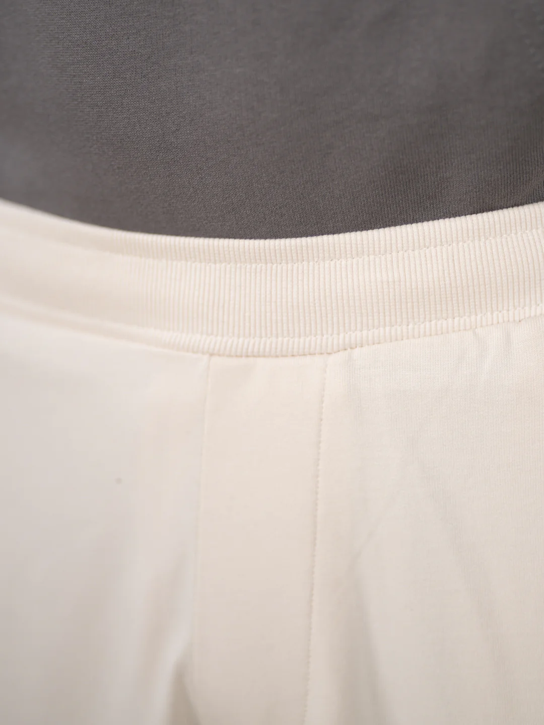 Atlas Cream Cotton Sweatpants - Image 8