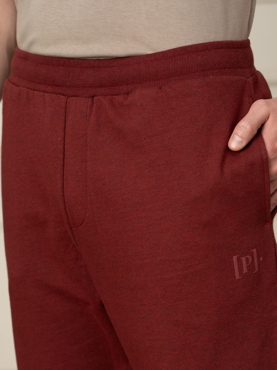 Aurora Red Tapered Fit Joggers - Image 10