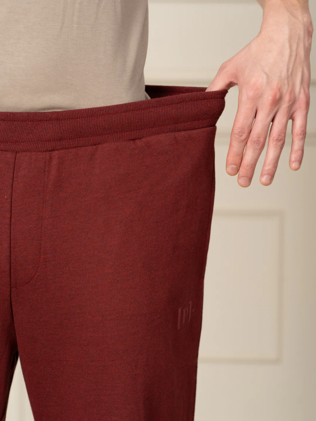 Aurora Red Tapered Fit Joggers - Image 5