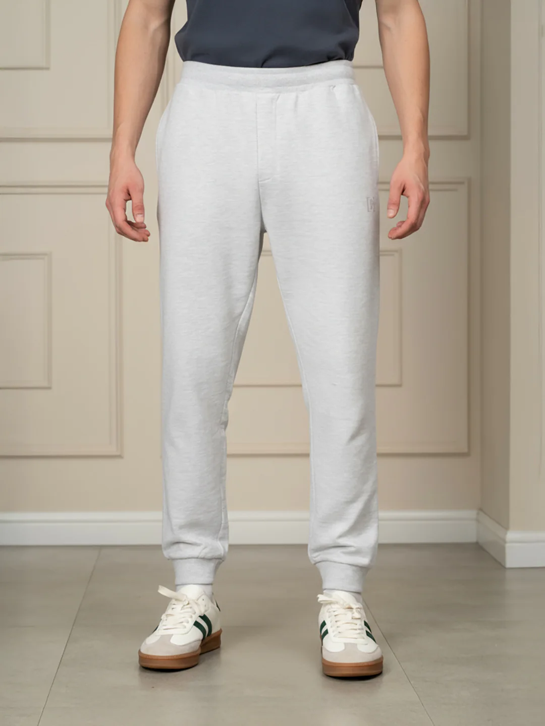 Axel Grey Tapered Fit Joggers