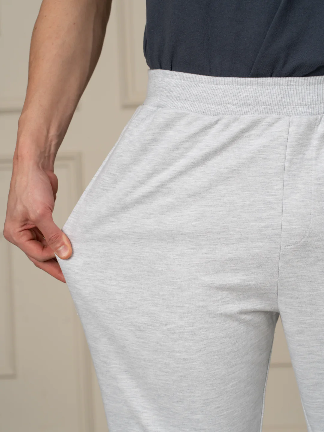 Axel Grey Tapered Fit Joggers - Image 3