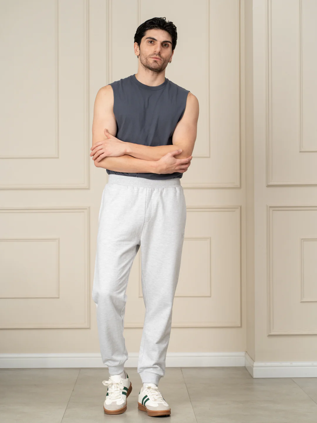 Axel Grey Tapered Fit Joggers - Image 6