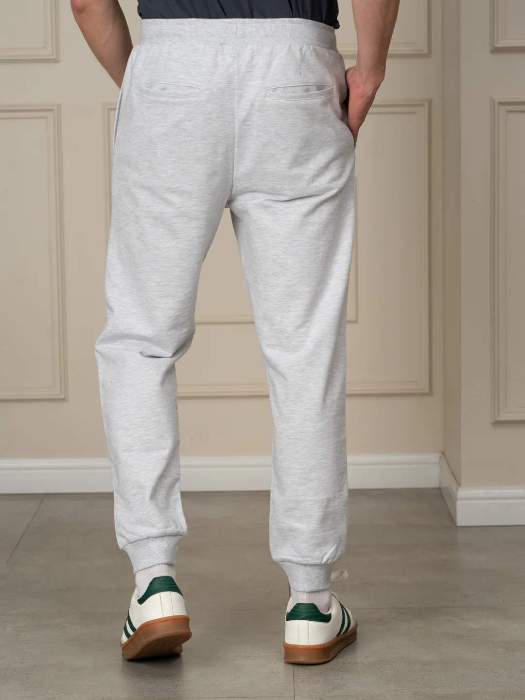 Axel Grey Tapered Fit Joggers - Image 7