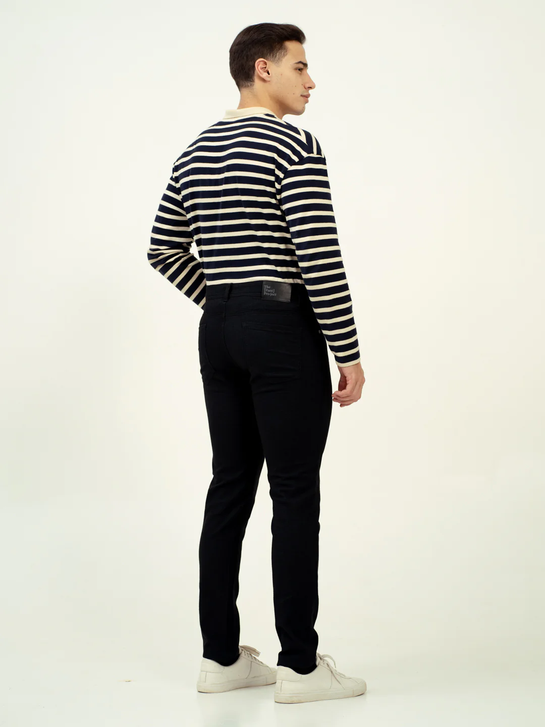 Back and Black Slim Fit Jeanos - Image 8