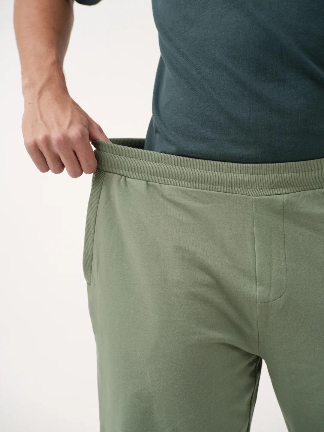 Backpacker Green Cotton Sweatpants - Image 3