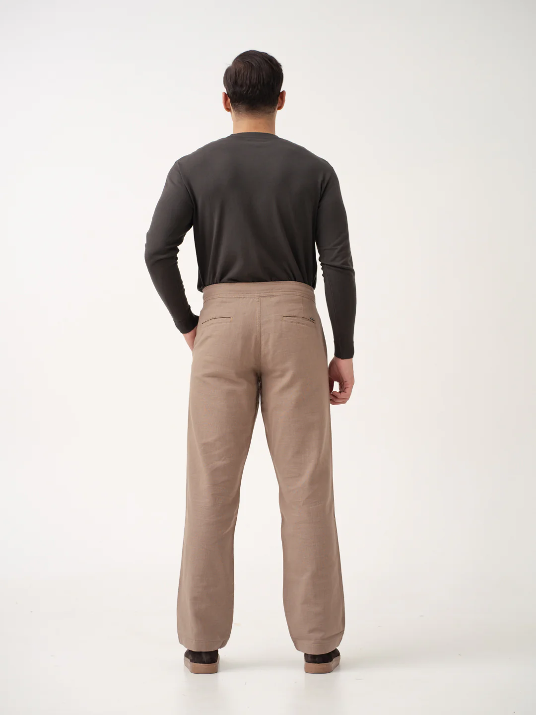 Baga Brown All Day Lounge Cotton Pants - Image 5