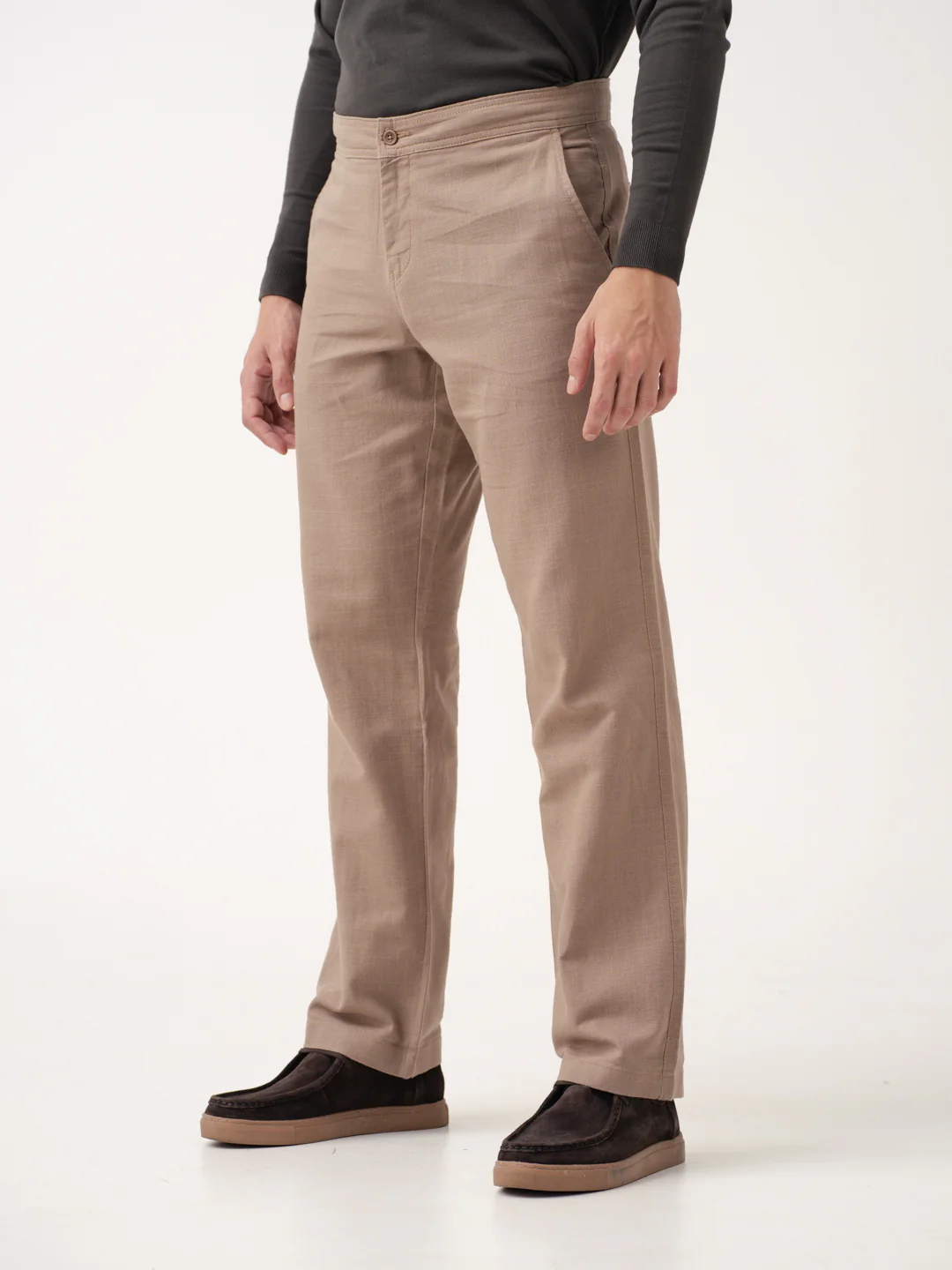 Baga Brown All Day Lounge Cotton Pants - Image 8
