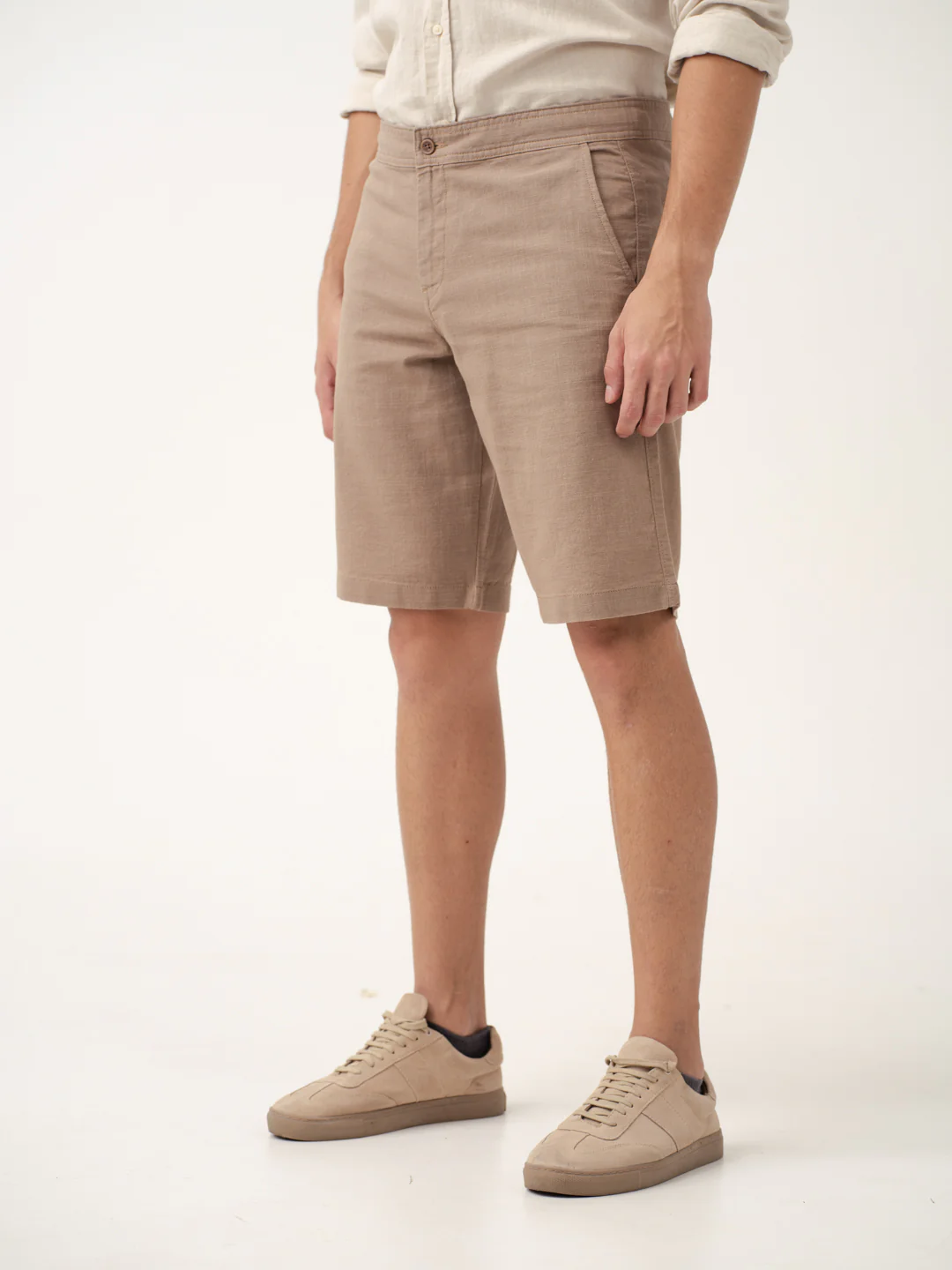 Baga Brown All Day Lounge Cotton Shorts - Image 3
