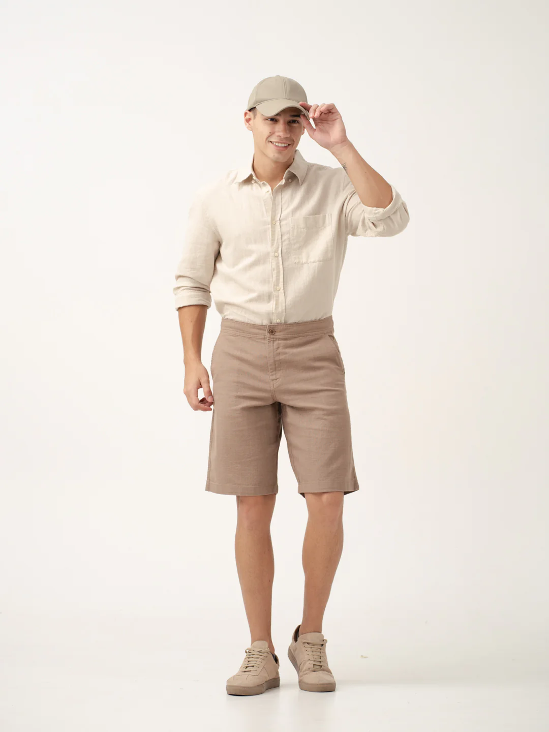 Baga Brown All Day Lounge Cotton Shorts - Image 7