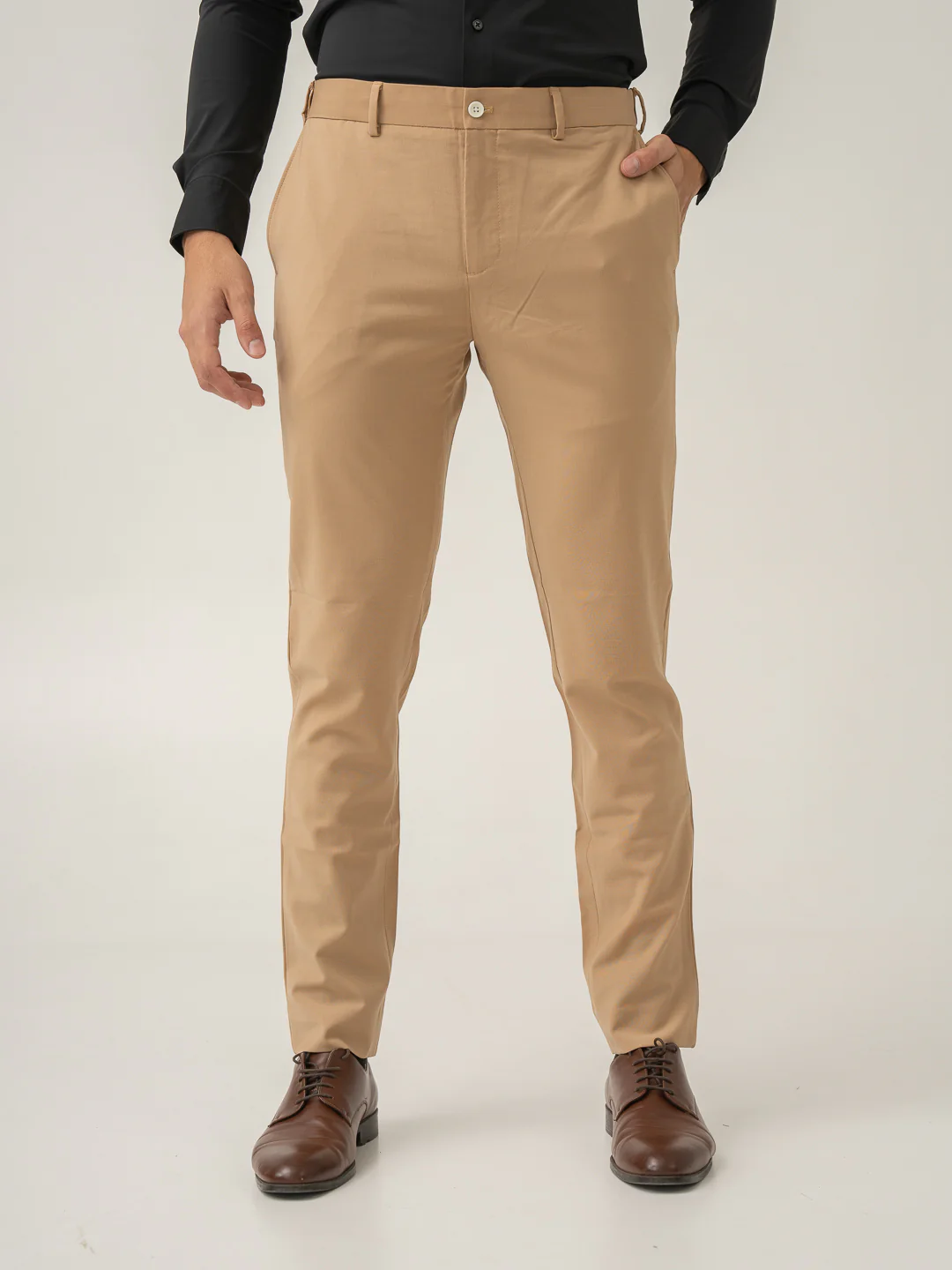 Baku Beige Luxury Merino Wool Pants