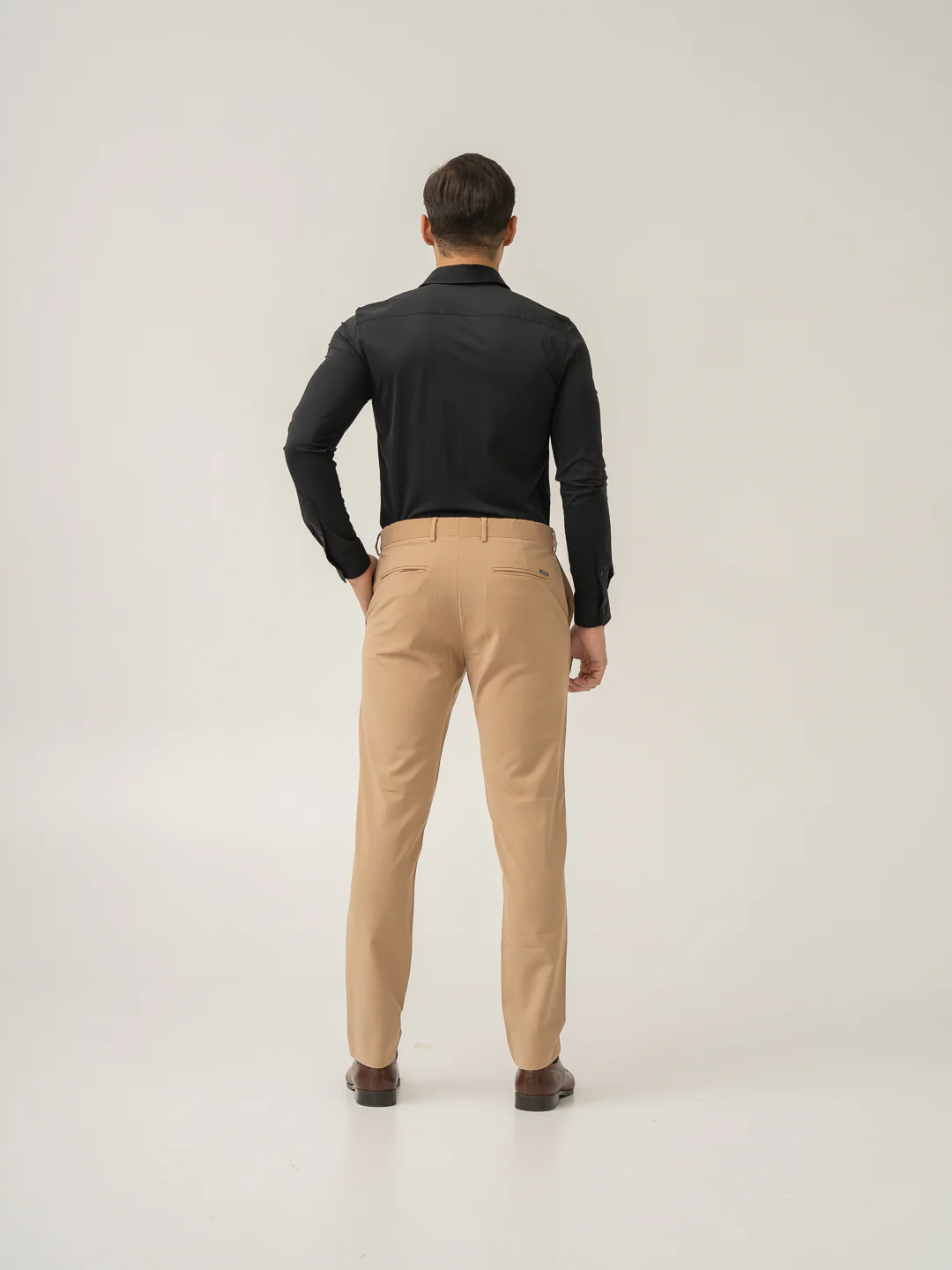 Baku Beige Luxury Merino Wool Pants - Image 6