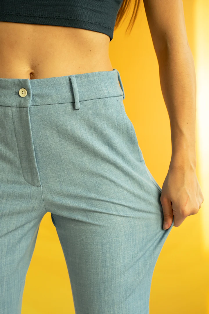 Bali Blue Business Casual Women Pants - Image 2