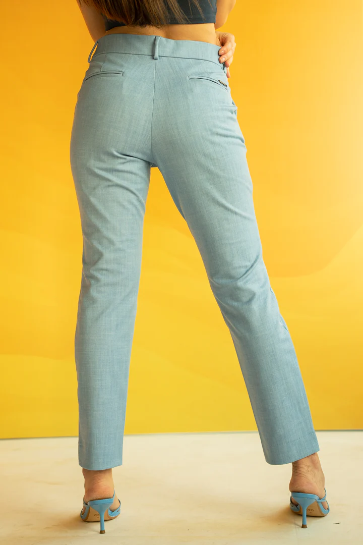Bali Blue Business Casual Women Pants - Image 5