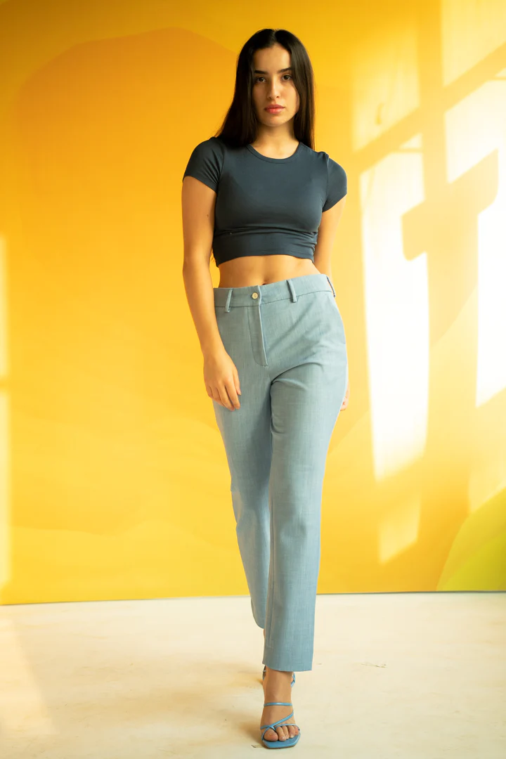 Bali Blue Business Casual Women Pants - Image 6