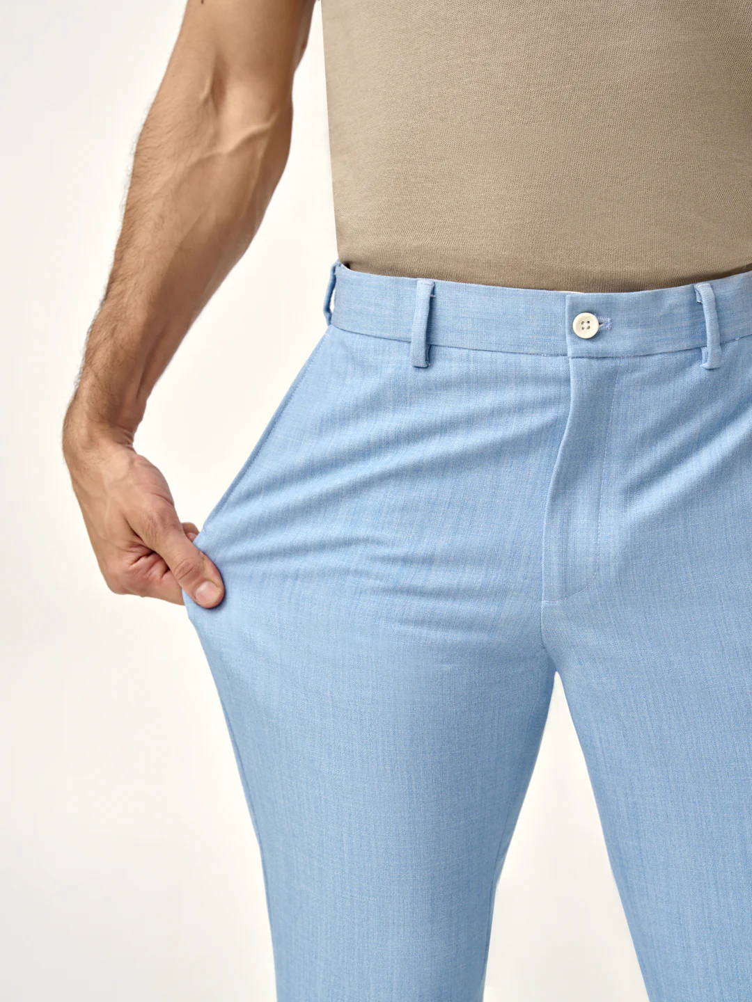 Bali Blue Business Casual Pants - Image 3
