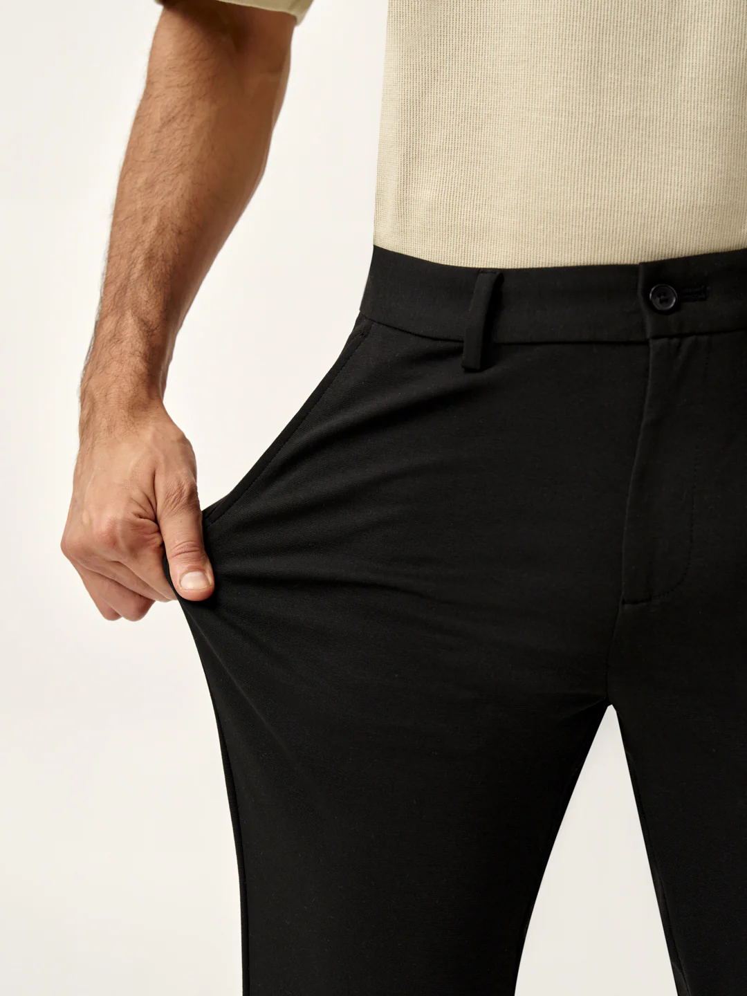 Bangalore Black Plus Size Power-Stretch Pants - Image 3