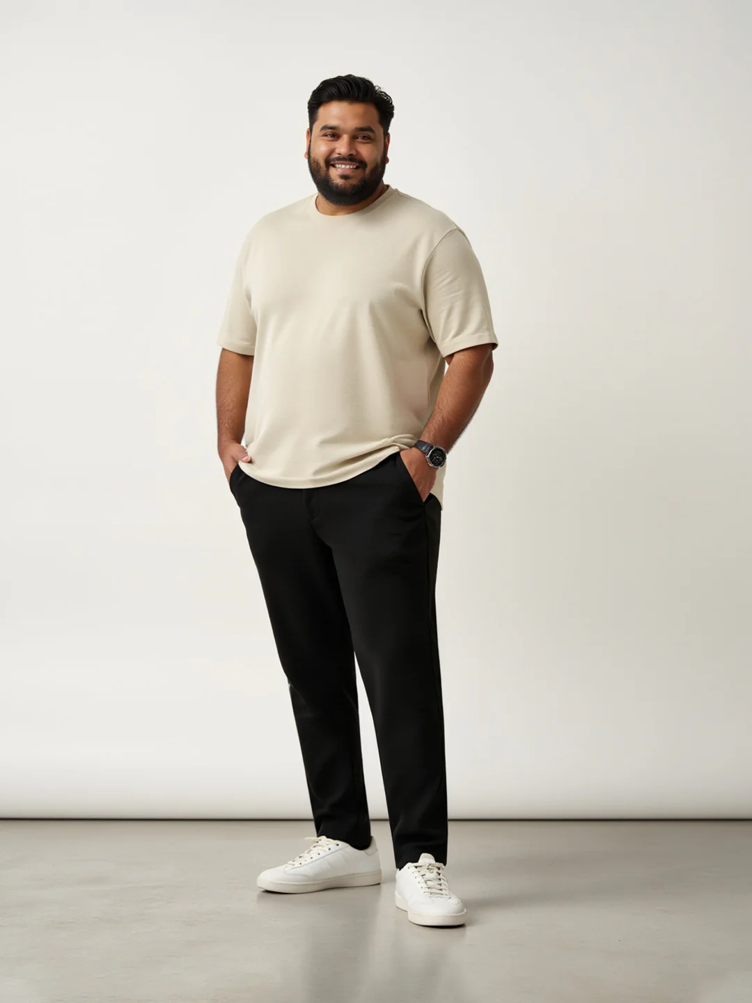 Bangalore Black Plus Size Power-Stretch Pants - Image 5