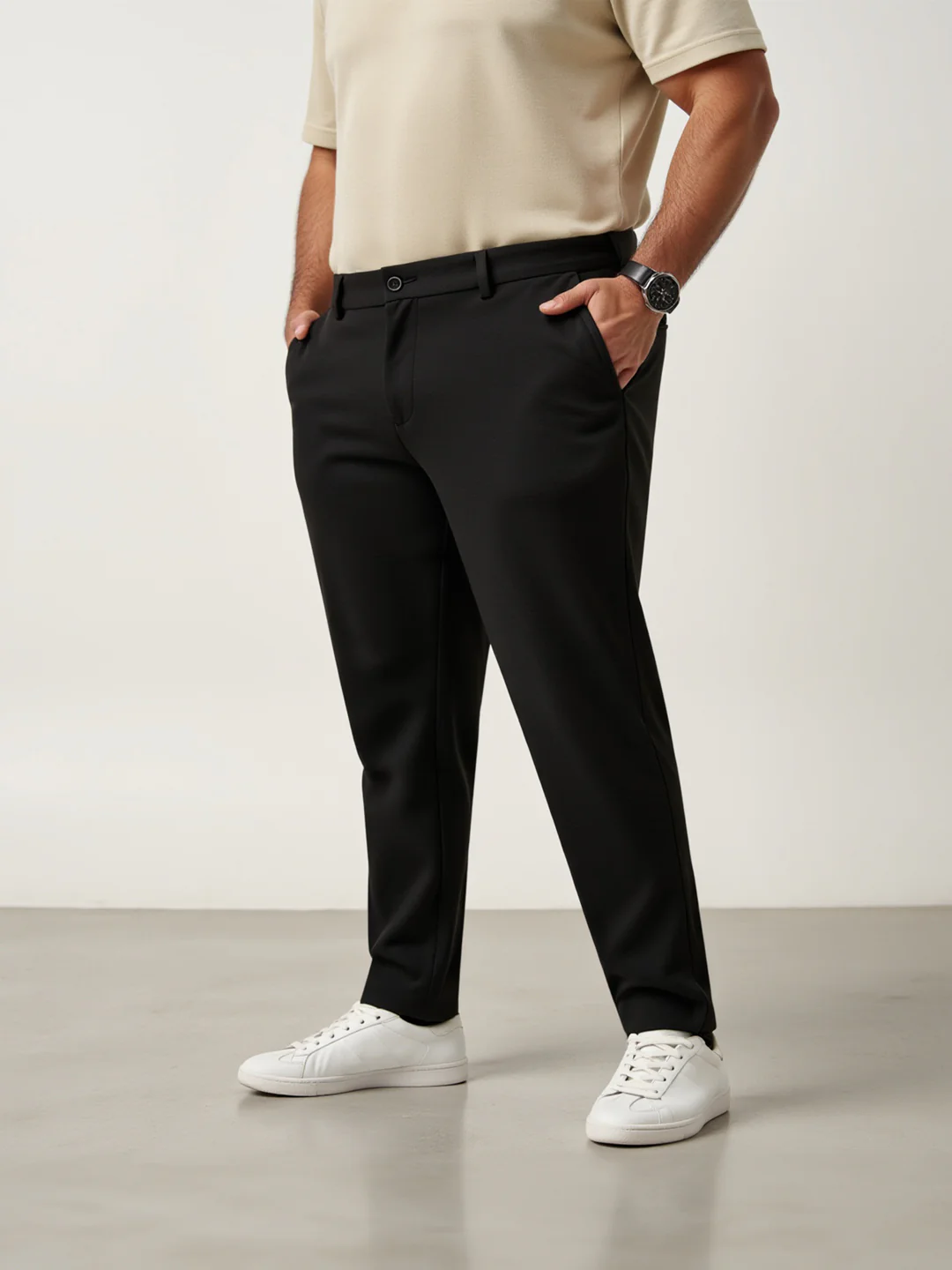 Bangalore Black Plus Size Power-Stretch Pants - Image 6