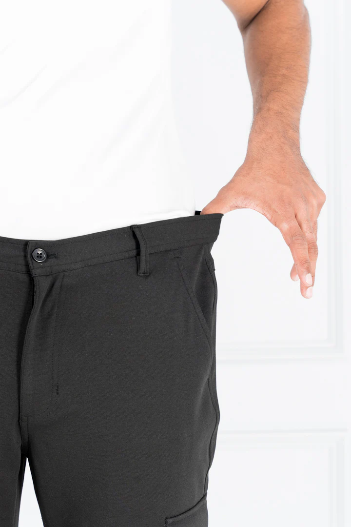 Bangalore Black Power-Stretch Cargo Pants - Image 5