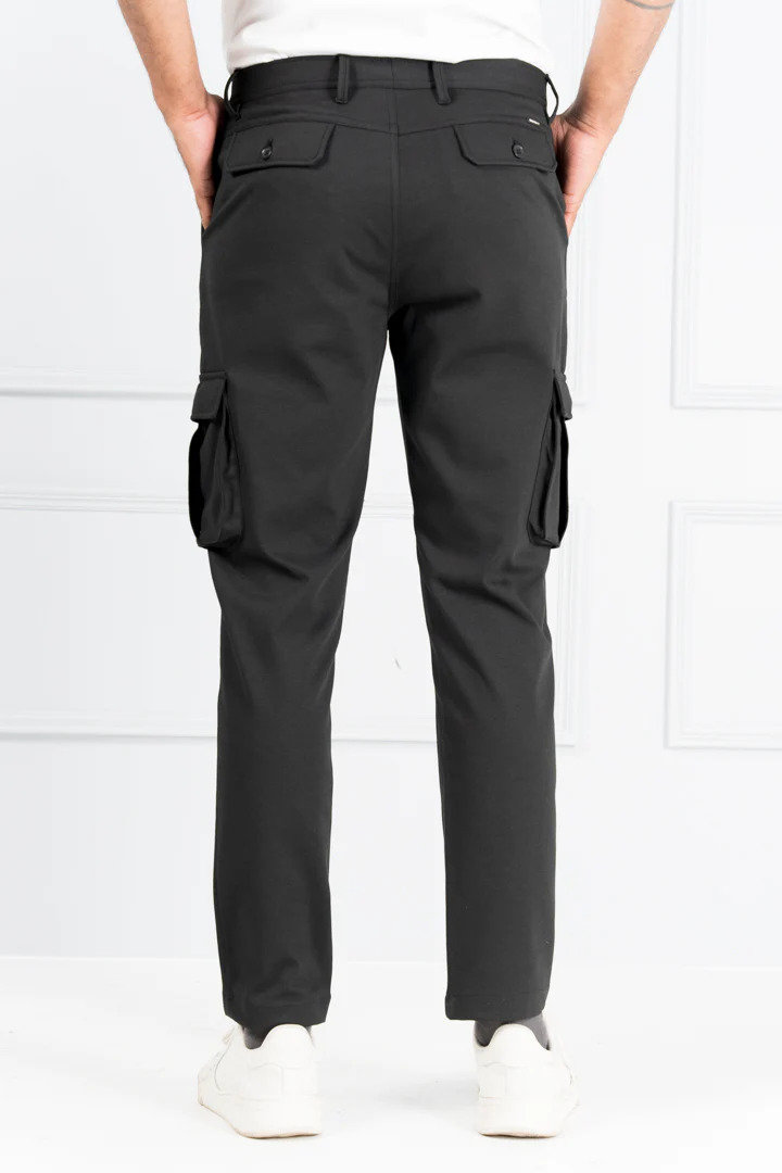 Bangalore Black Power-Stretch Cargo Pants - Image 6