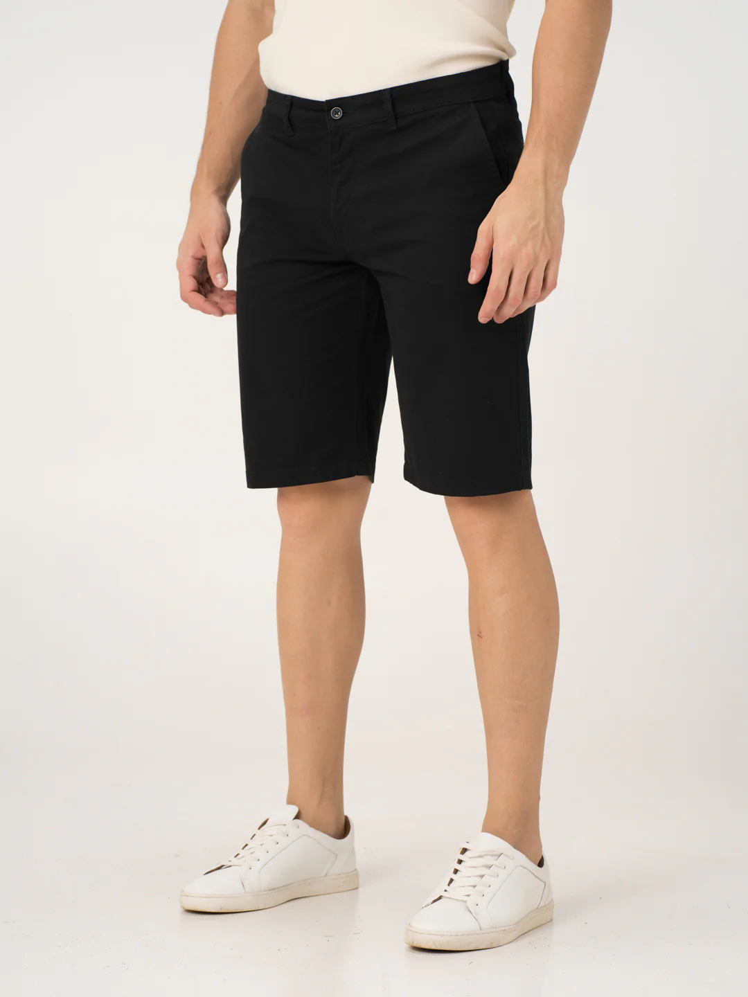Basquiat Black Stretch Chino Shorts - Image 5