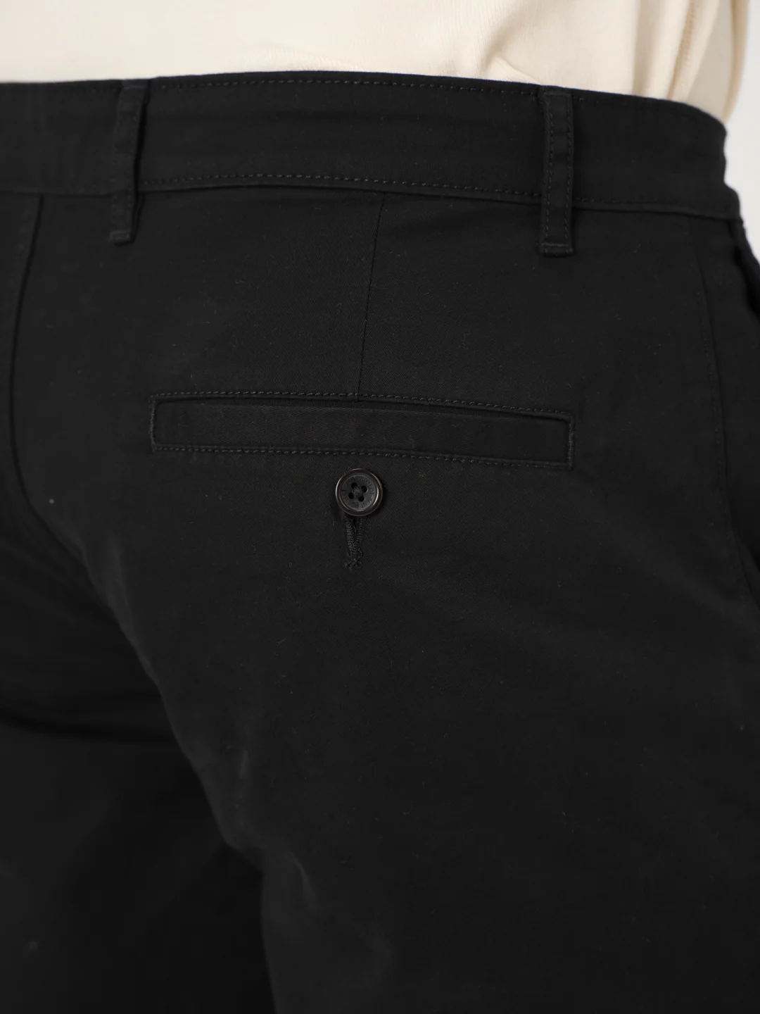 Basquiat Black Stretch Chino Shorts - Image 8