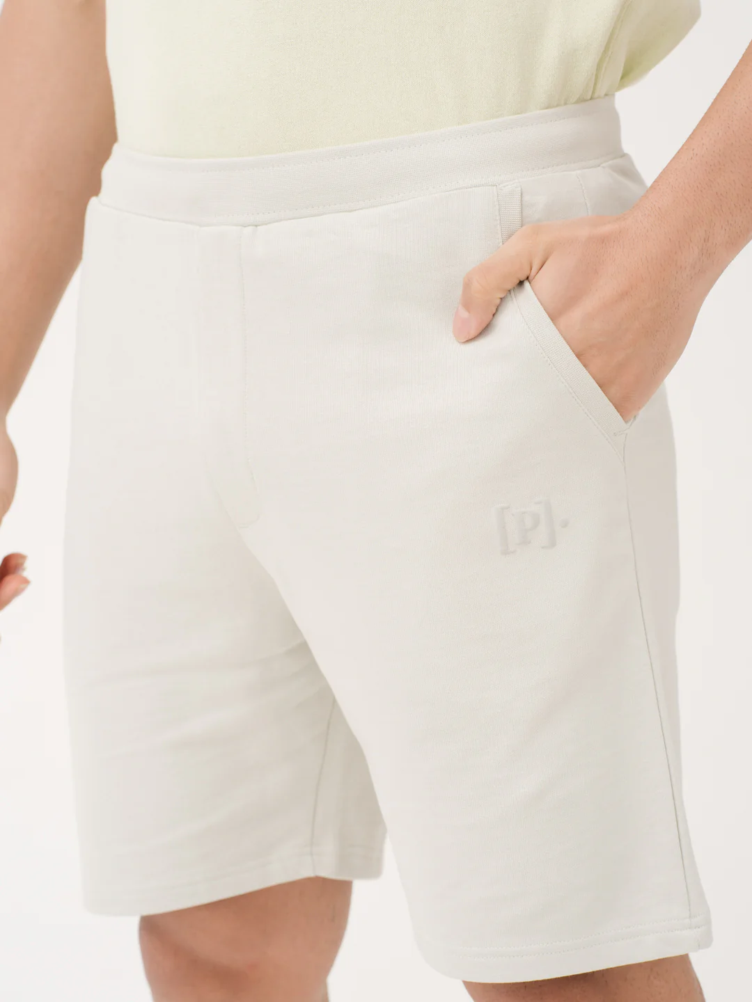 Beach Grey Relaxed Fit Sweatshorts - Image 8