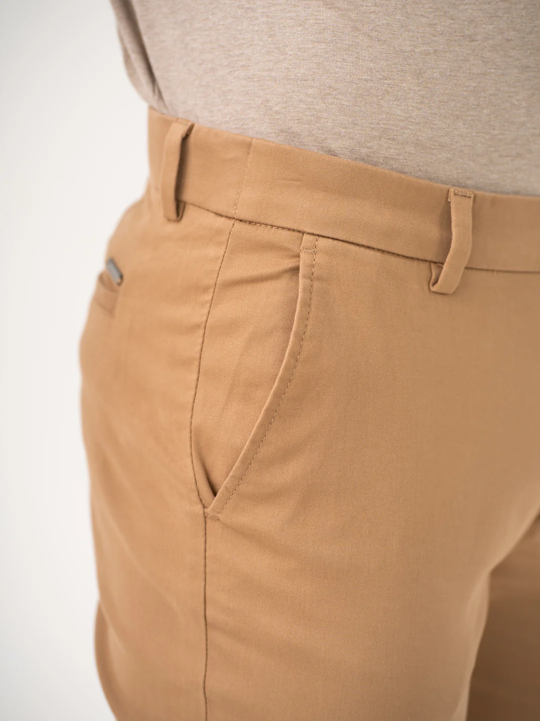 Court Khaki Slim Fit Stretch Chinos - Image 10