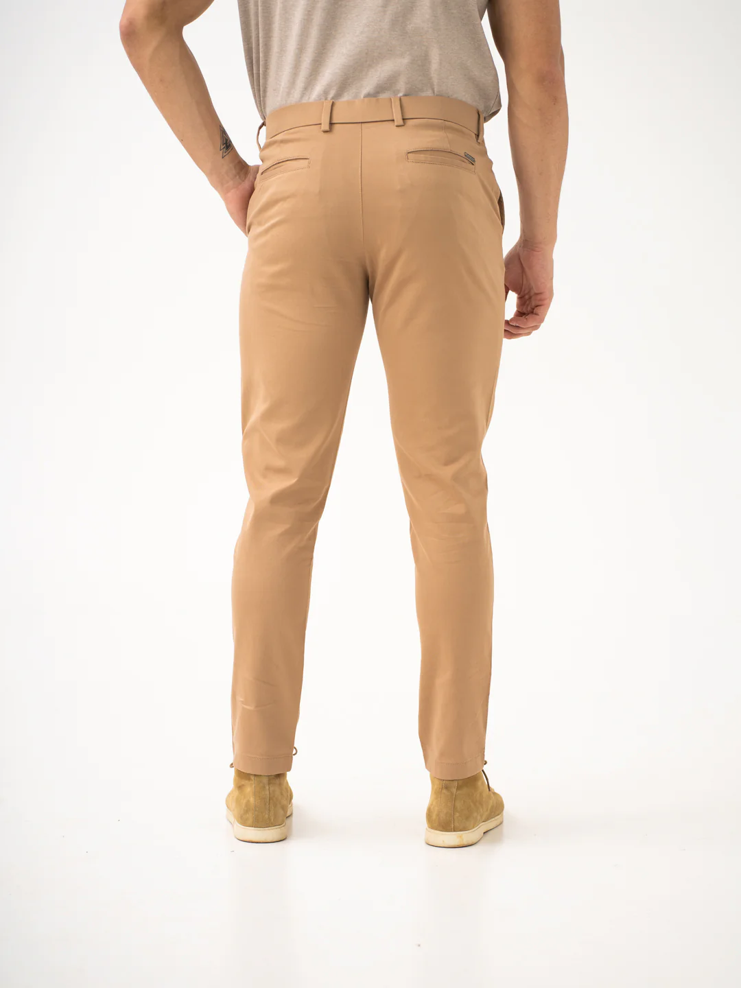 Court Khaki Slim Fit Stretch Chinos - Image 7