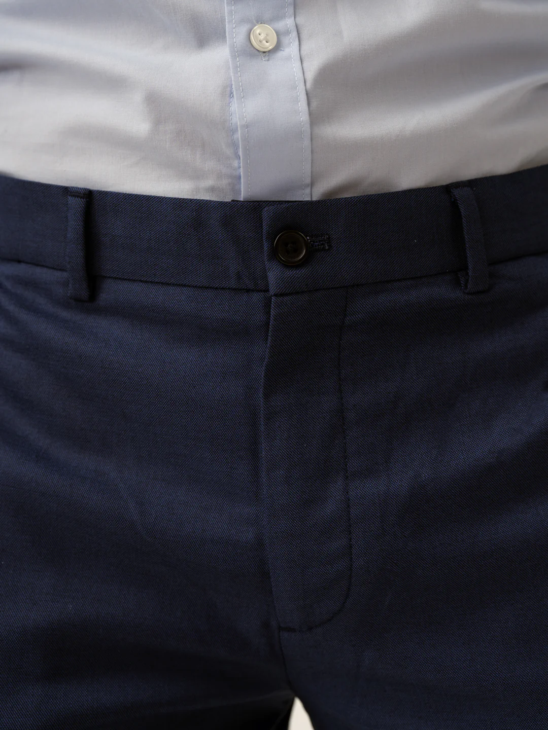 Billy Blue Textured Formal Pants - Image 7