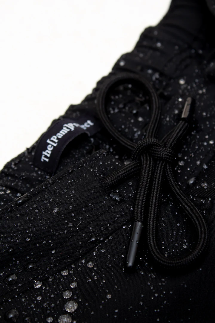 Black All Weather Stretch Cargo Shorts - Image 3