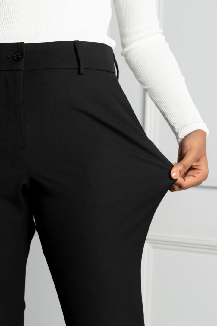 Black All Weather Stretch Pants - Women - Image 3