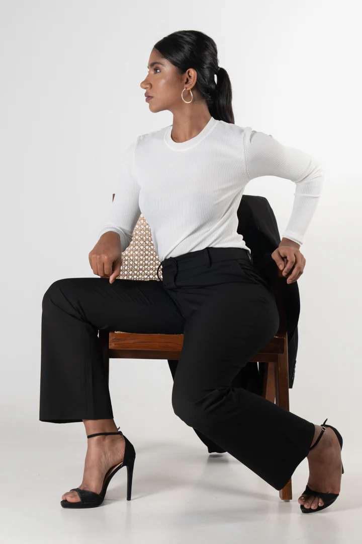 Black All Weather Stretch Pants - Women - Image 4