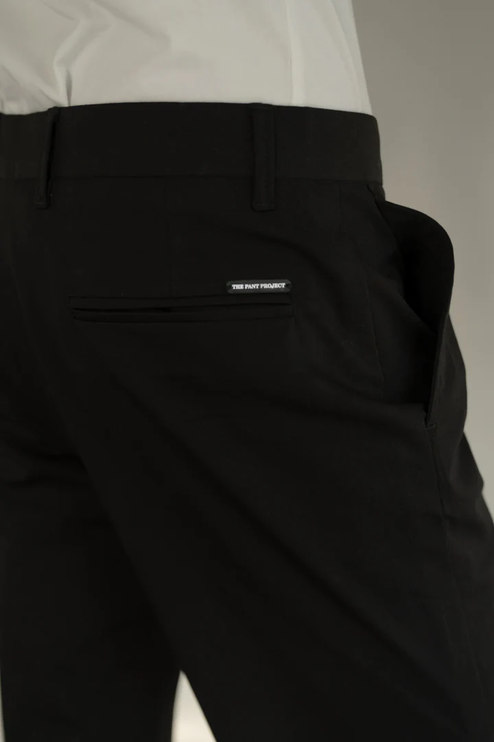 Black Shadow Stretch Chino Shorts - Image 5