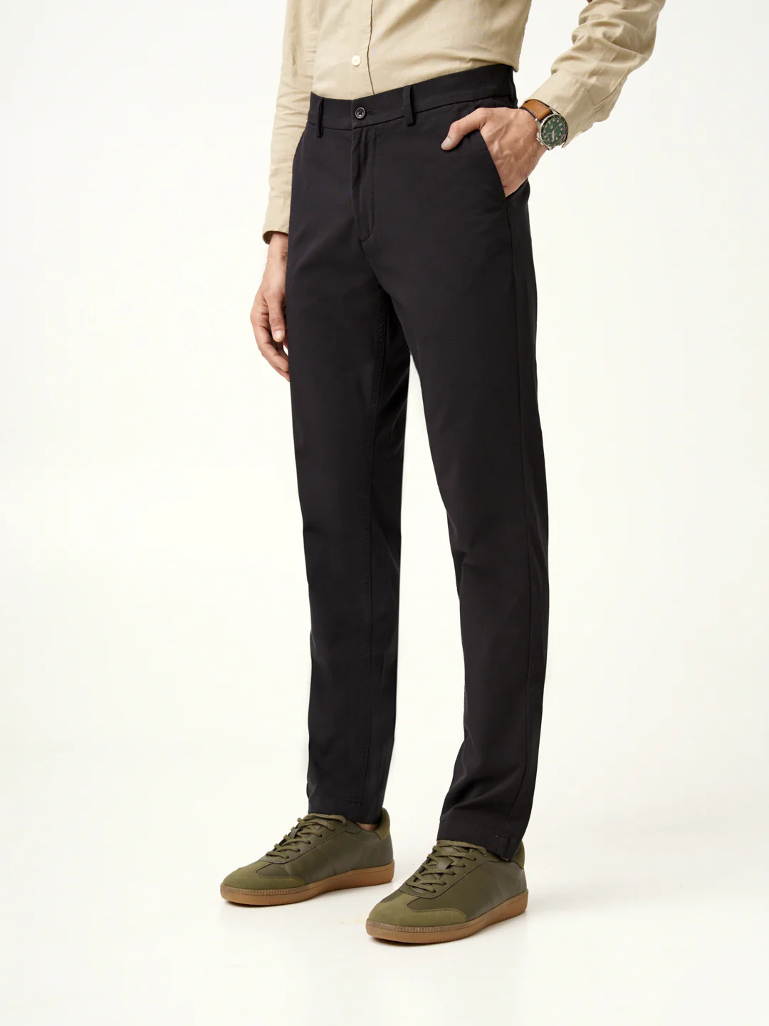 Black Shadow Stretch Chinos - Image 10