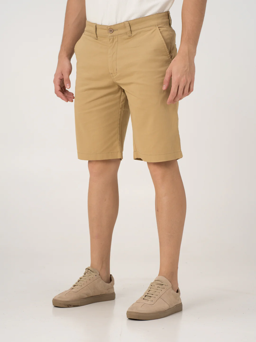 Blonde Khaki Chino Shorts - Image 6
