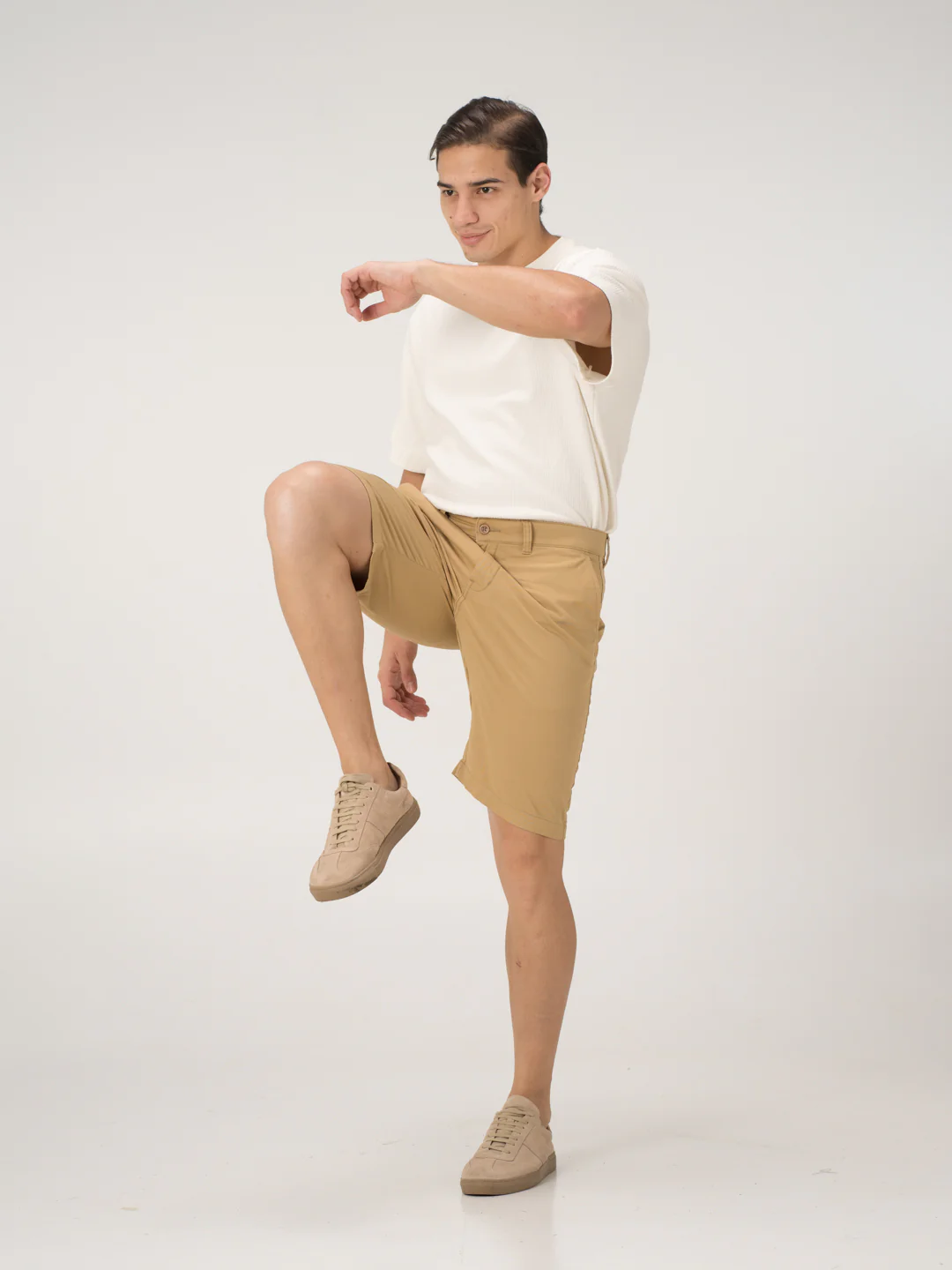 Blonde Khaki Chino Shorts - Image 8