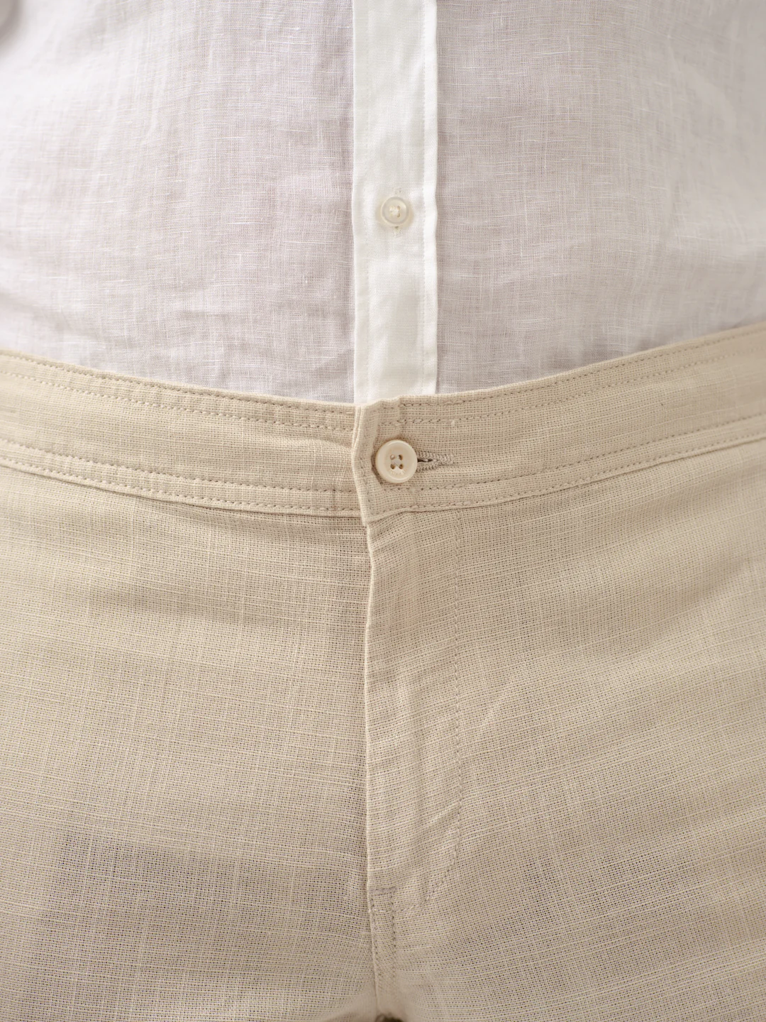 Bondi Beige All Day Lounge Cotton Pants - Image 10